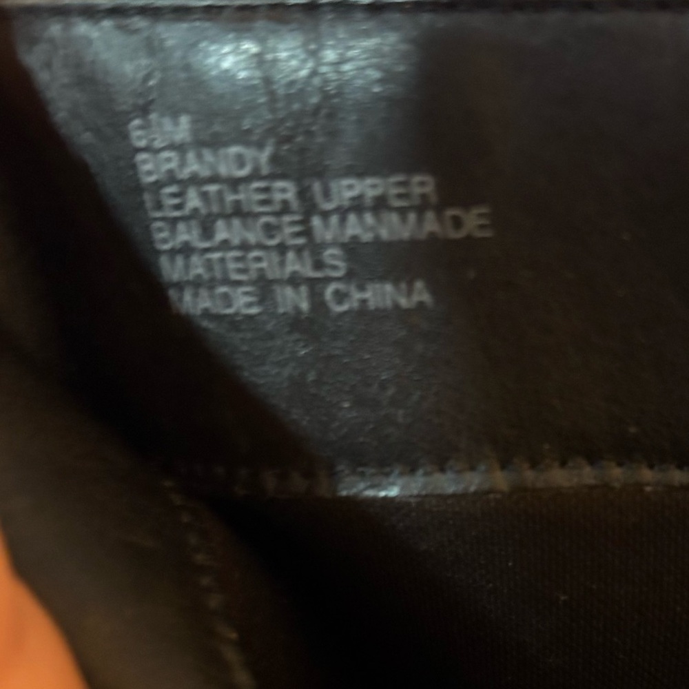 Studio Works “Brandy”Black Patchwork Leather Heel… - image 4